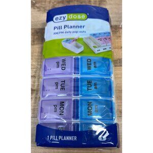 Ezy Dose Weekly AM/PM Pill Planner Organizer